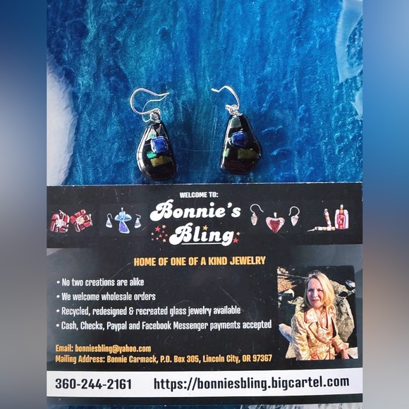 Bonnie’s Bling One of a Kind Fused Glass Jewelry and Accessories to Wear. - Picture 8 of 16